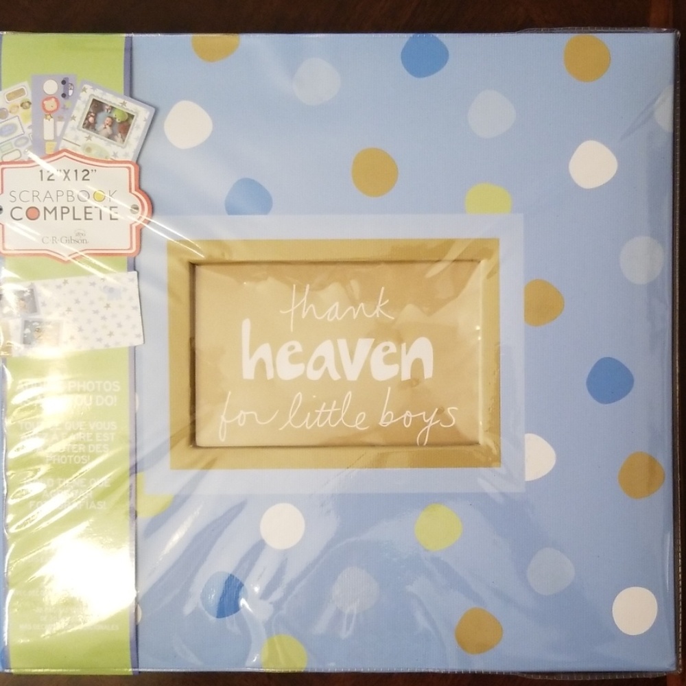 12×12 Baby Boy Scrapbook Kit